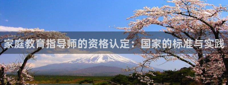 新航娱乐主管是谁：家庭教育指导师的资格认定：国家的标准与实践
