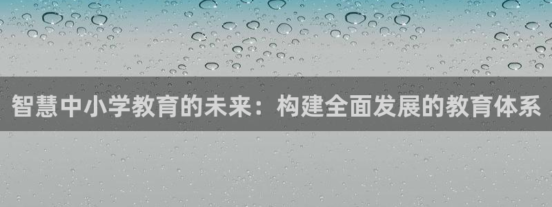新航娱乐app下载安装：智慧中小学教育的未来：构建全面发展的