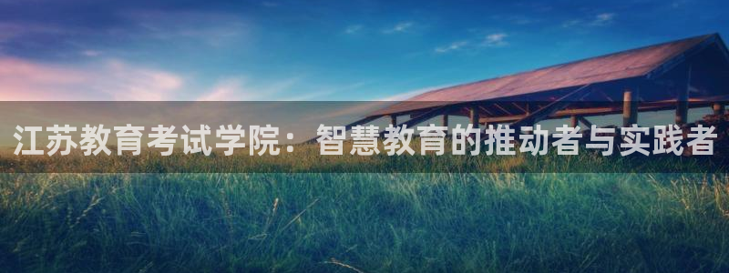 阜新航空娱乐：江苏教育考试学院：智慧教育的推动者与实践者