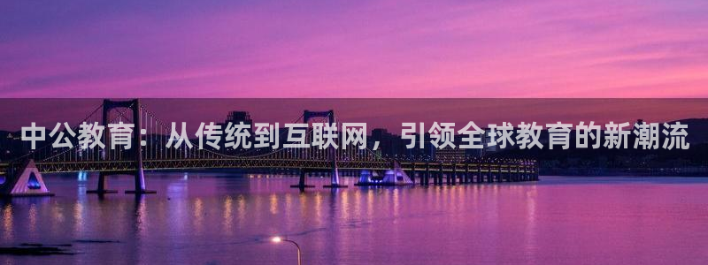 新航娱乐棋牌：中公教育：从传统到互联网，引领全球教育的新潮流