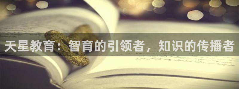 新航娱乐官方：天星教育：智育的引领者，知识的传播者
